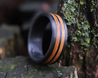 Koolstofvezel en Whisky Barrel Ring