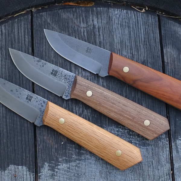 Bushcraft Knife - Hunting Tool 3" Blade - High Carbon Steel - Handmade Knife