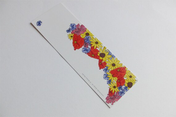 Lesezeichen Bookmark Blumen