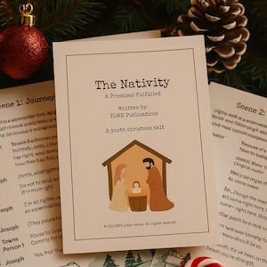 Kerstverhaal voor jongeren, kerstprogramma van de kerk, afdrukbaar kerststuk