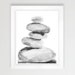 Zen Pebbles Watercolour Painting Beach Rocks Art Balancing - Etsy