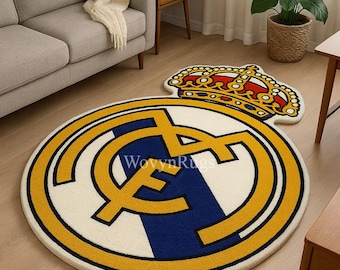 Real Madrid Hand-Tufted Carpet Home Decor