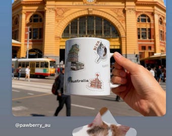 Melbourne cup -I Love My Pet Mug – Custom Photo Mug for Cat Owners – Personalised Cat Gift – Christmas Present – Cute Cat Picture Coffee Cup