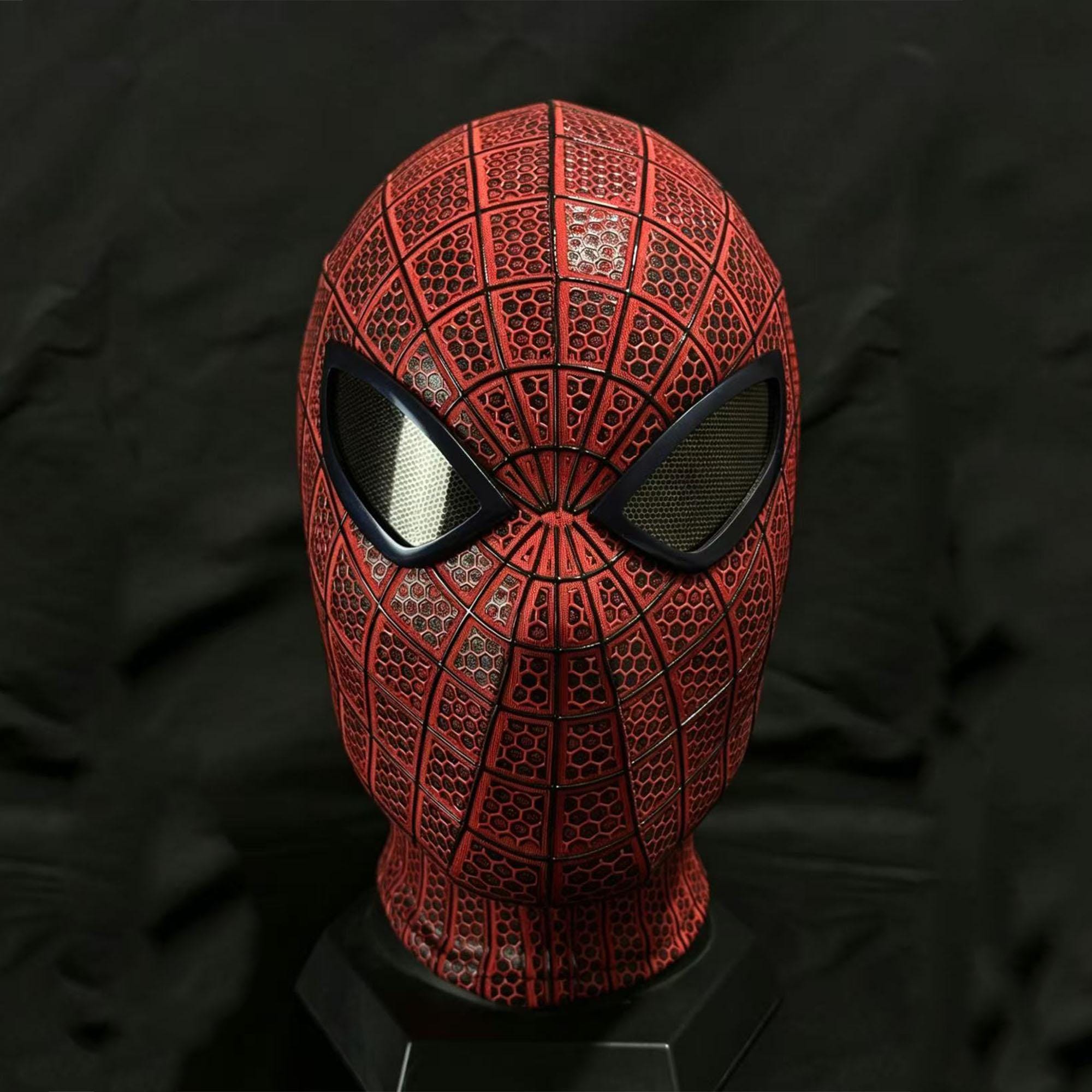 Custom Amazing Spiderman 1 Cosplay Mask,with Faceshell,magnetic Lenses ...