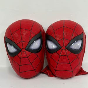 Custom Ps4 Ps5 Spider-Man mask, including a face shield with magnetic lenses.