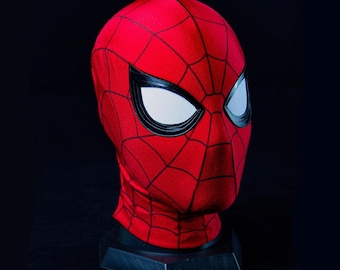 Custom Spider Brand New Day Mask, Magnetic Face Shield, Cosplay Prop