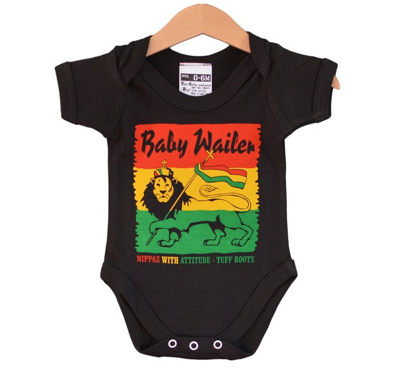 cadeau naissance reggae musique jamaïque Body Bébé Bob Marley portrait