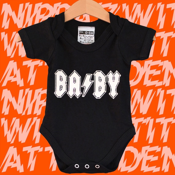 ac dc onesie