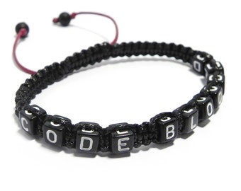 Code Blooded Bracelet, Programmer Gift, Software Developer Gift, Web Developer Gift, Geek Gift, Geek Jewelry, Coder Gift, Developer Jewelry