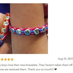 Twin Boys Bracelets, Name Bracelets, Personalized Bracelets, Baby Boy Bracelet, Child Bracelet, Kid Jewelry, Twins Bracelets, Boys Gifts image 10