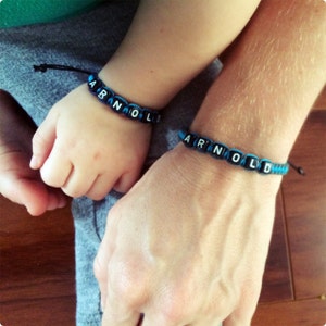 Twin Boys Bracelets, Name Bracelets, Personalized Bracelets, Baby Boy Bracelet, Child Bracelet, Kid Jewelry, Twins Bracelets, Boys Gifts image 7