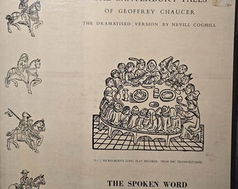 Rare! The Canterbury Tales by Geoffrey Chaucer - Vinyl Records Complete Box Set