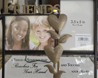 New! Friends Decorative Photo Frame 3.5x5 Inch Bronze Finish