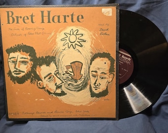 Rare! Bret Harte - The Battle of Roaring Camp LP Vinyl Record