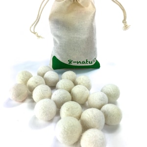 Voelde bal 25 stuk zuivere witte kleur 1