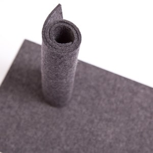 3mm 100% Merino Wool Felt  7'' x 11'' ( 20x30cm) Color 3 mid grey