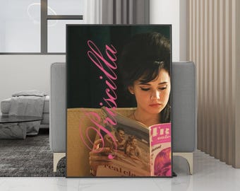 Priscilla klassieke filmposter canvas muurkunst - ingelijste print - filmfans collectie - kamerdecoratie - verjaardagscadeau