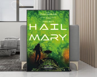Plakat filmowy „Project Hail Mary” (2026) – wydruk bez ramki – kolekcja dla fanów filmów – wystrój pokoju – prezent urodzinowy