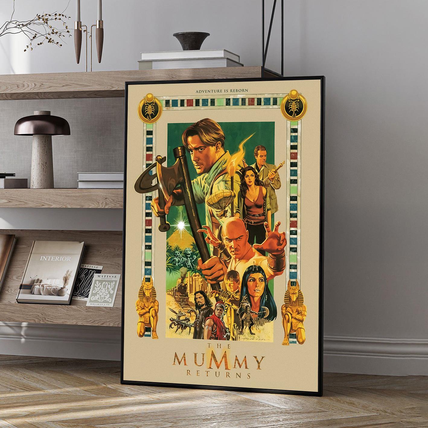 The Mummy Movie Poster Canvas Wall Art - Unframed Print - Movie Fans ...