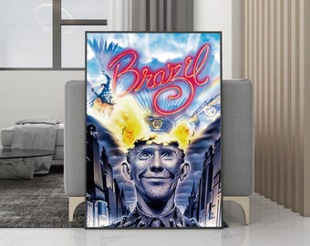 Braziliaanse klassieke filmposter op canvas - Ongeëncadreerde print - Collectie voor filmliefhebbers - Kamerdecoratie - Verjaardagscadeau