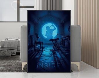 Bo Burnham.Inside filmposter canvas muurkunst - ingelijste print - filmfans collectie - kamerdecoratie - verjaardagscadeau