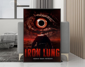 Plakat filmowy „Żelazne płuco” (2026) – obraz na płótnie – wydruk bez ramki – kolekcja dla fanów filmu – dekoracja pokoju – prezent urodzinowy