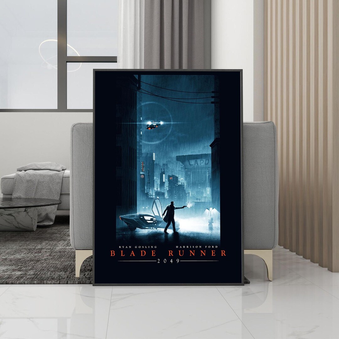 Blade Runner 2049 Movie Poster Canvas Wall Art - Unframed Print - Movie ...