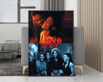 Love Jones klassieke filmposter canvas muurkunst - ingelijste print - filmfans collectie - kamerdecoratie - verjaardagscadeau