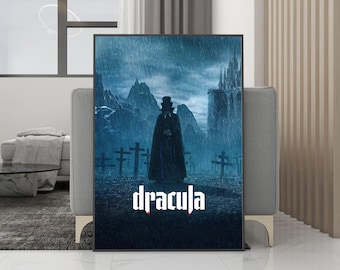 Plakat filmowy Dracula: Opowieść miłosna na płótnie – wydruk bez ramki – kolekcja dla fanów filmów – dekoracja pokoju – prezent urodzinowy