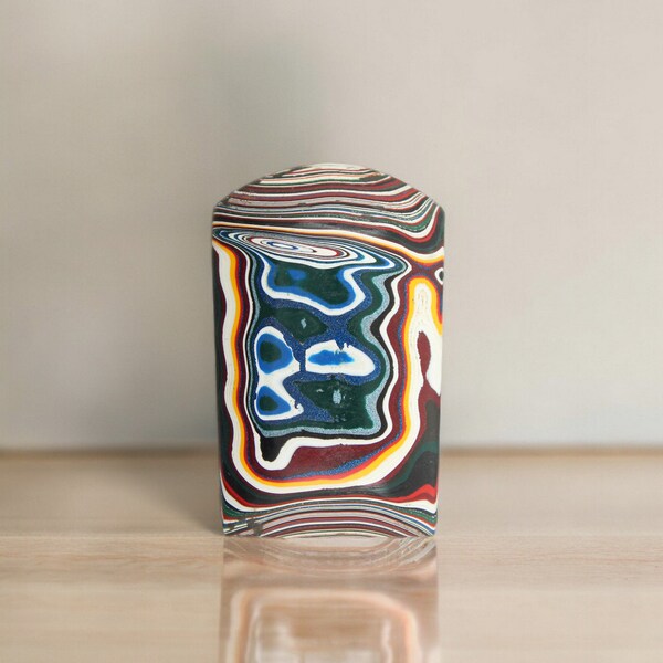 hand cut in the Uk   kenworth Fordite piece hand cut in the UK