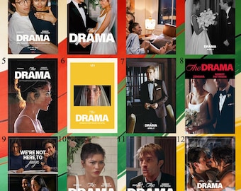 The Drama (2026) Movie Poster Canvas Wall Art | Cinematic Aesthetic Decor | Frameless Printing | Wall Murals | Birthday Gift