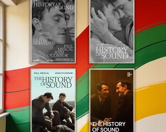 Póster de la película "La historia del sonido" (2025), lienzo para pared, decoración estética cinematográfica, impresión sin marco, murales de pared, regalo de cumpleaños