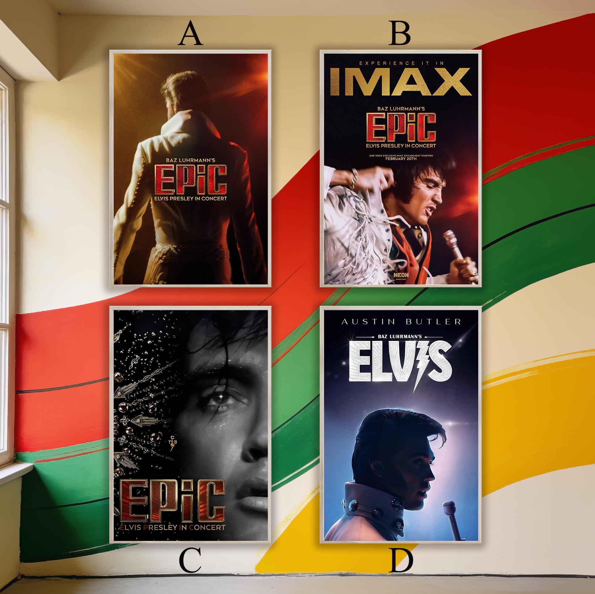 Discover EPiC Elvis Presley in Concert Movie Poster Wall Art | Cinematic Aesthetic Decor | Frameless Printing | Wall Murals | Birthday Gift