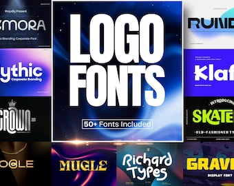 Modern Font Bundle - Font Bundle, Logo Fonts, Branding Fonts, Sans Font ...