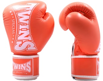 Twins Special Leather Muay Thai Boxing Gloves, Professional Training Gear