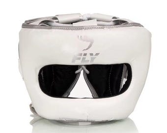 Fly Boxing Head Guard, Personalized Full-Face Headgear, Pro Training Protection, Sparring Helmet, Custom made