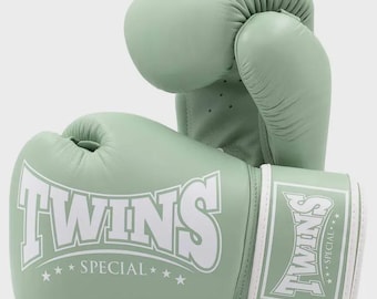 Twins Special Leather Muay Thai Boxing Gloves, Professional Training Gear