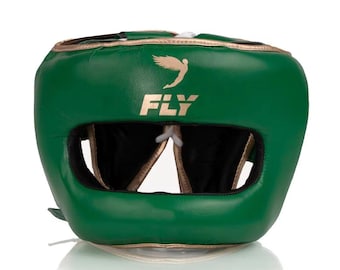Fly Boxing Head Guard, Personalized Full-Face Headgear, Pro Training Protection, Sparring Helmet, Custom made
