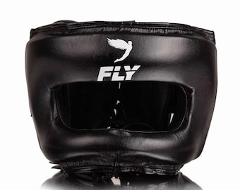Fly Boxing Head Guard, Personalized Full-Face Headgear, Pro Training Protection, Sparring Helmet, Custom made