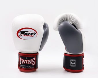 Twins Special Leather Boxing Gloves: Muay Thai & Sparring Training