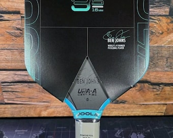 New! Joola Ben Johns PERSEUS 3s 16mm Pickleball Paddle - Carbon Face