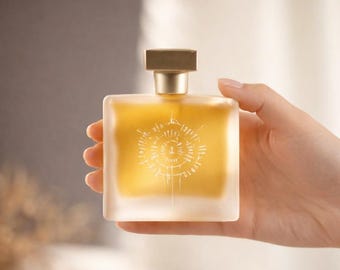 Flacon de parfum rechargeable en verre dépoli de 50 ml | Design minimaliste et élégant