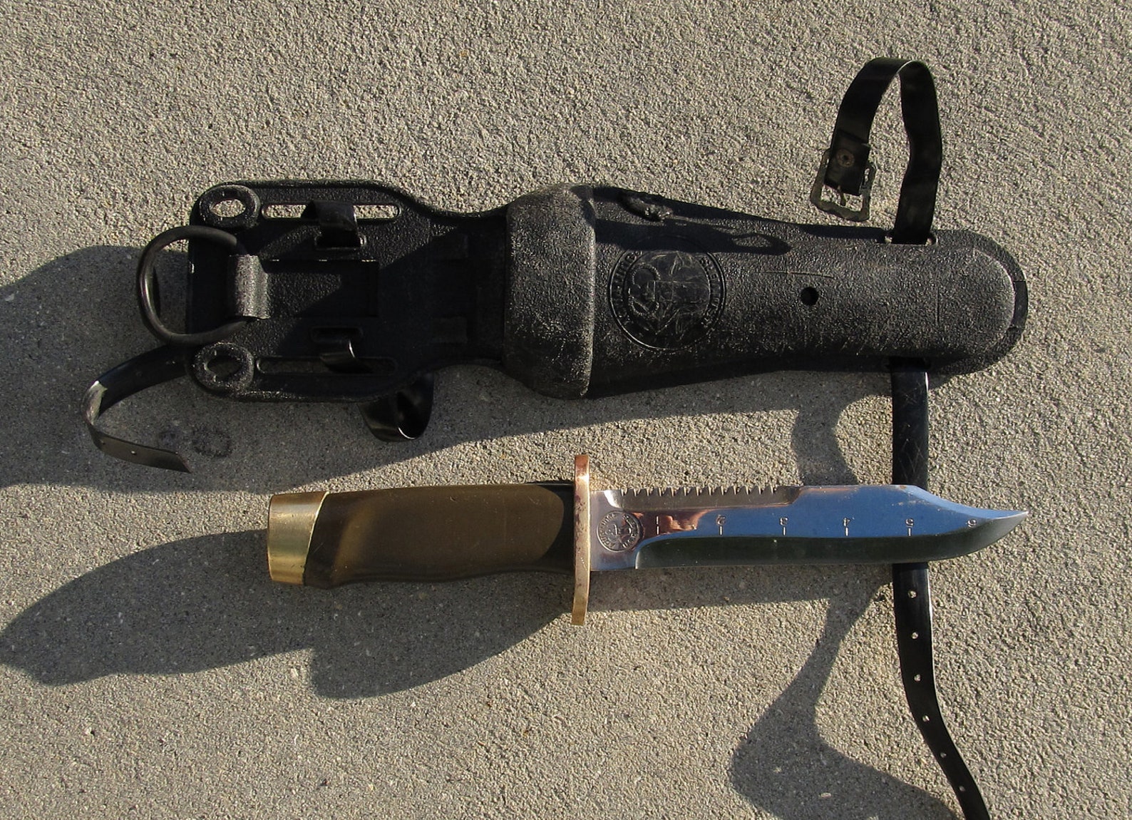 Rare Aqualung US divers vintage dive knife good shape Etsy