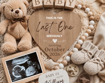 Grand Finale Baby Announcement, Last One Pregnancy Announcement, This Is The Last One Seriously , Gender Neutral Baby Announcement