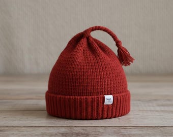 Melt the ICE Hat Knitting Pattern pdf |Y2K Drip Accessory, Red Resistance Beanie, Digital Download