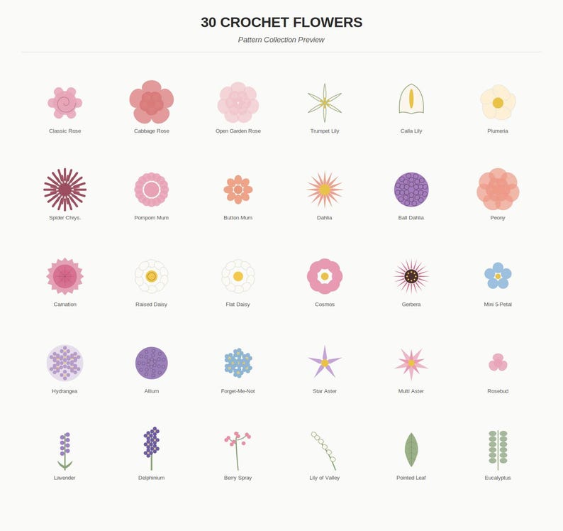 Crochet Flower Pattern