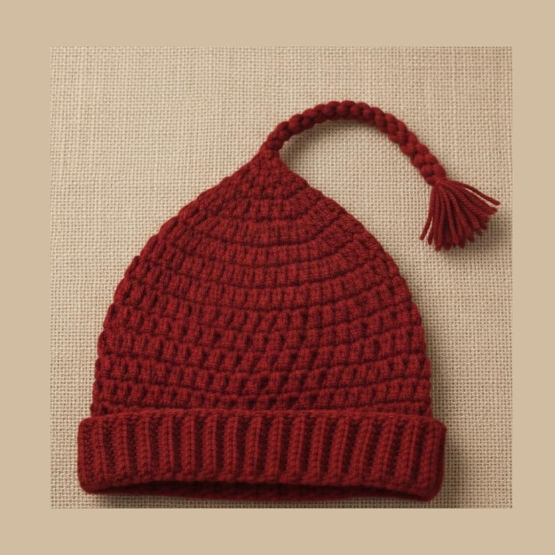 Melt the ICE Hat Häkelanleitung pdf |Y2K Drip Accessoire, Rote Widerstandsmütze, Digital Download Bild 4