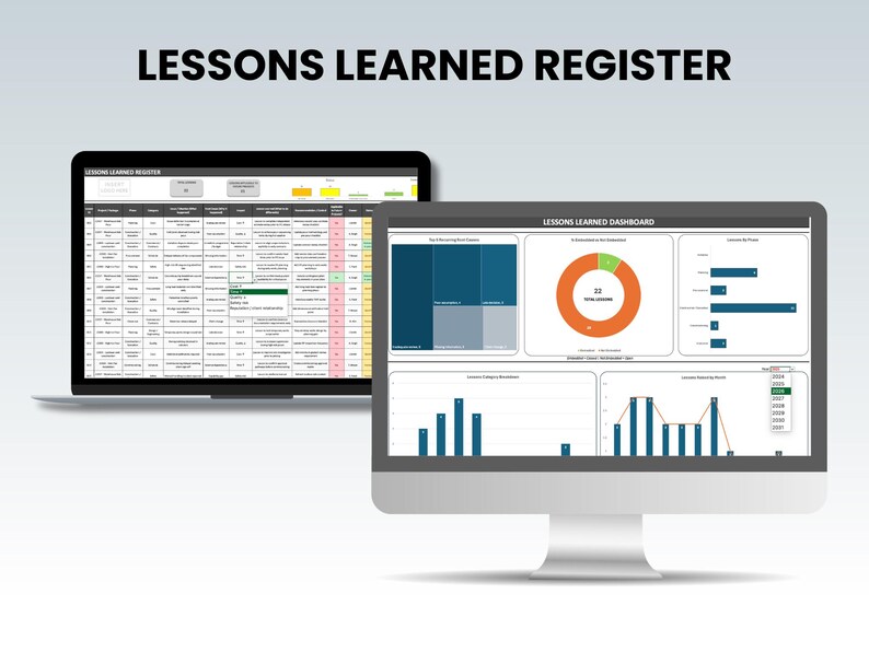 HSEQ Excel Templates Pack | Risk Register, Corrective Actions, NCR ...