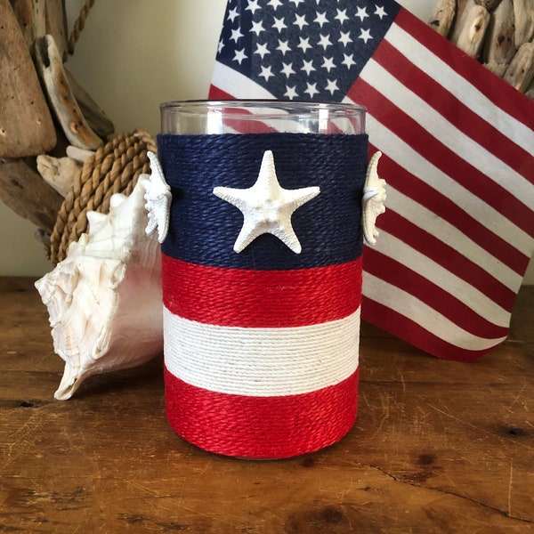 4th of July Candle Holder Etsy