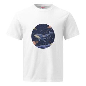 Galaxy Whale T-Shirt Adult quality tee